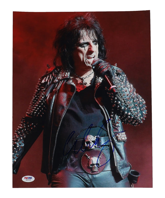 Alice Cooper Signed 11x14 Photo (PSA)