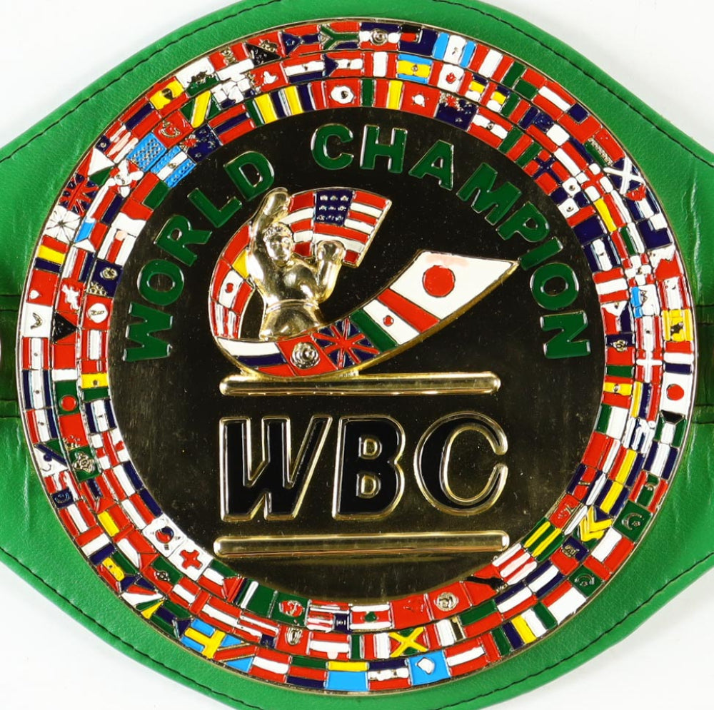 Ryan Garcia Signed (Beckett) WBC Full-Size Premium Championship Belt - Beckett Witnessed