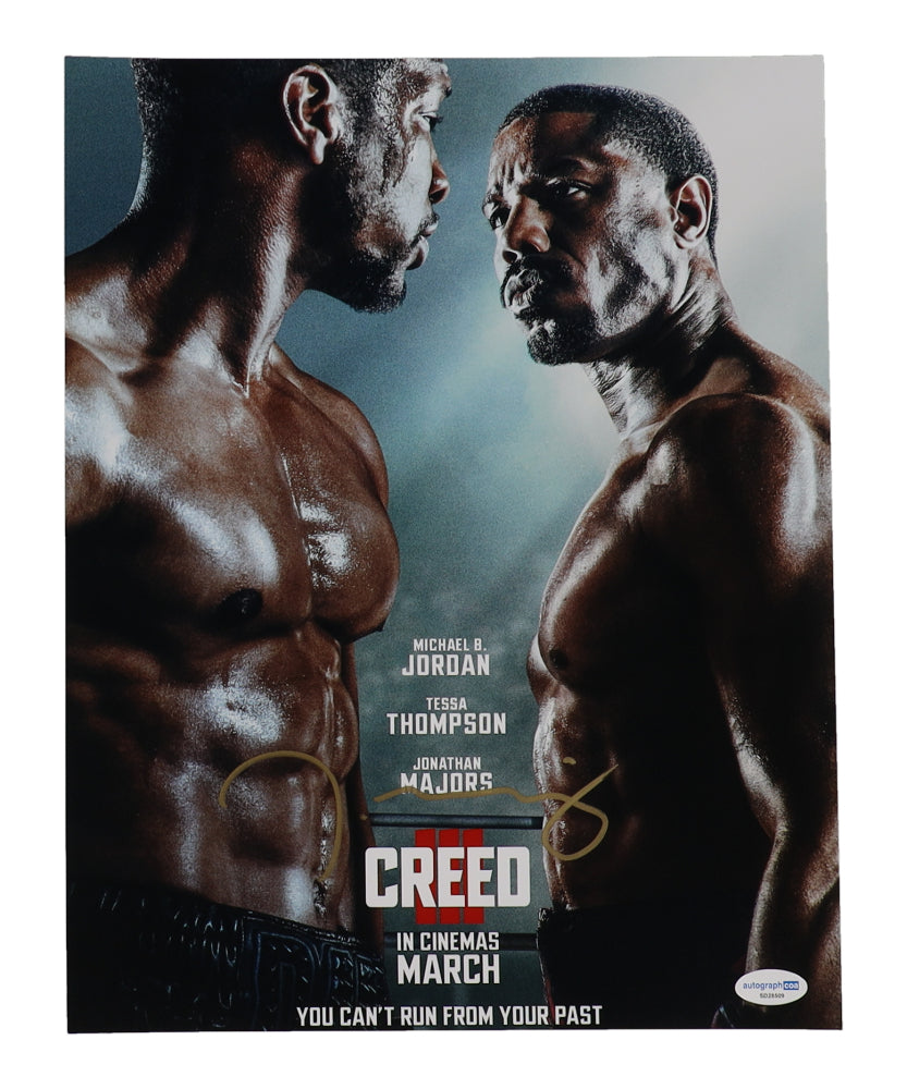 Jonathan Majors Signed "Creed III" 11x14 Photo (AutographCOA) Damian "Diamond Dame" Anderson