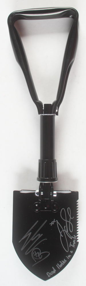 Jen Soska & Sylvia Soska Signed (JSA) "Dead H***** In A Trunk" Survival Shovel - Twisted Sisters