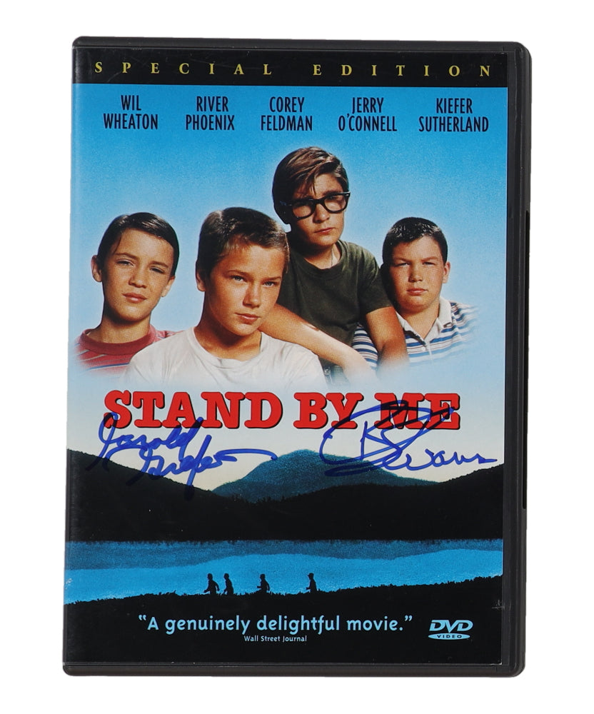 Bruce Evans & Raynold Gideon Signed (JSA) "Stand By Me" DVD - Screenwriters