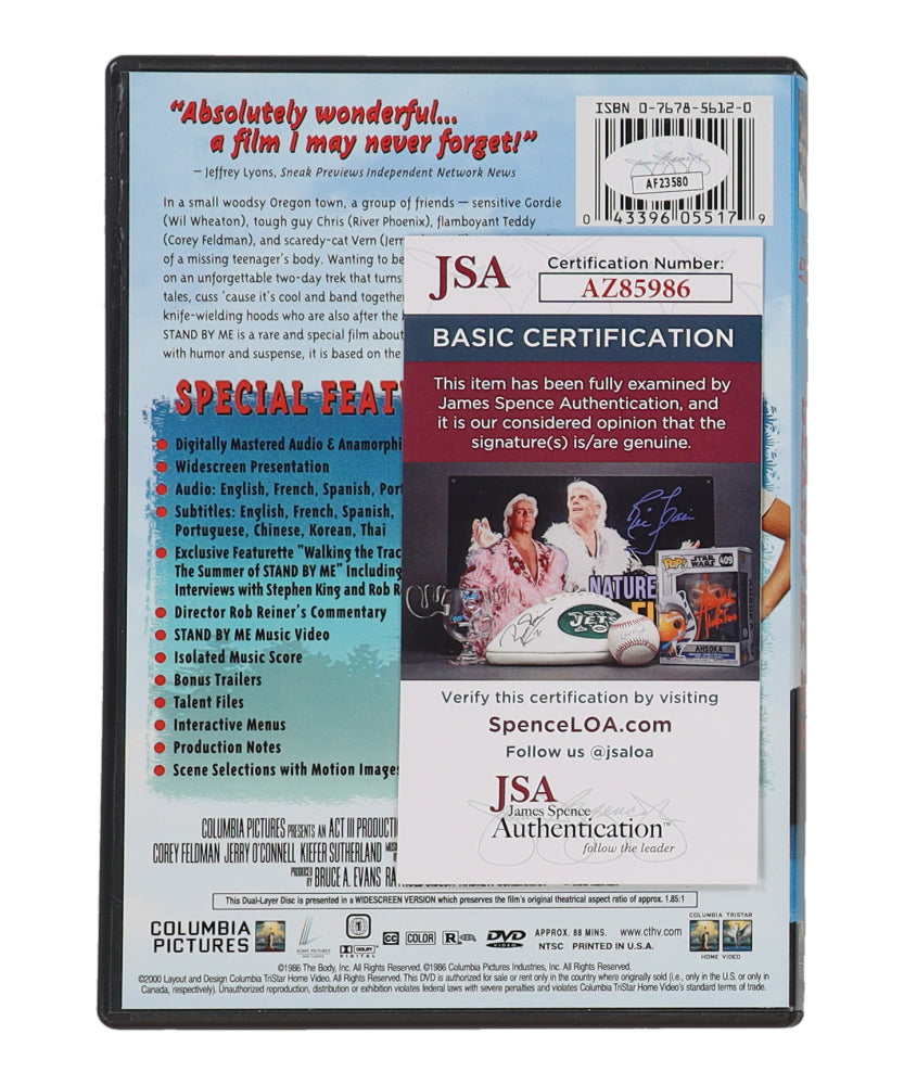 Bruce Evans & Raynold Gideon Signed (JSA) "Stand By Me" DVD - Screenwriters
