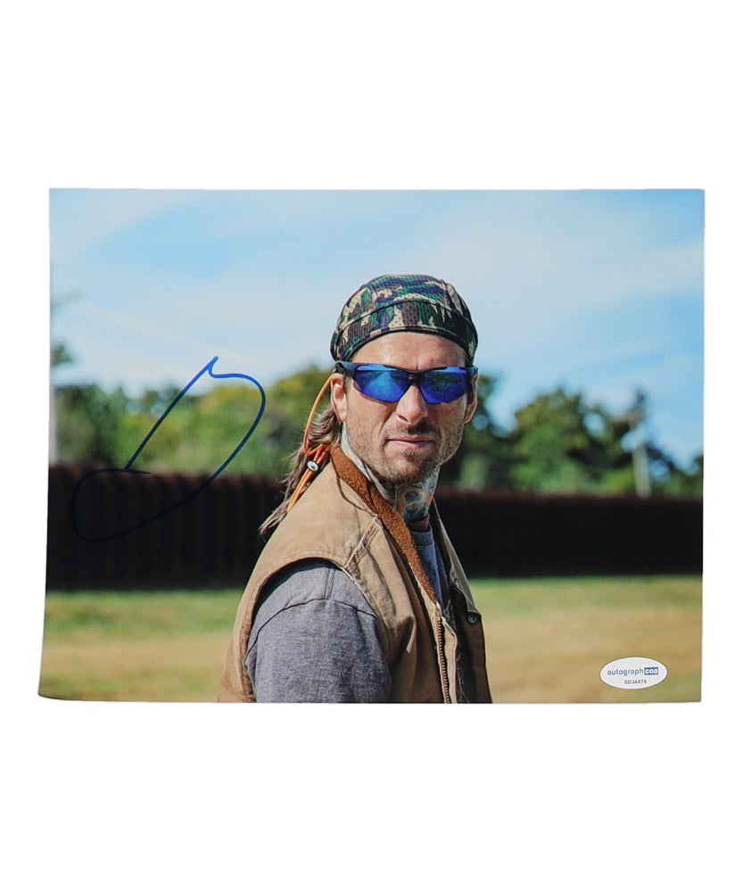 Glen Powell Signed "Hit Man" 8x10 Photo (JSA) Gary Johnson