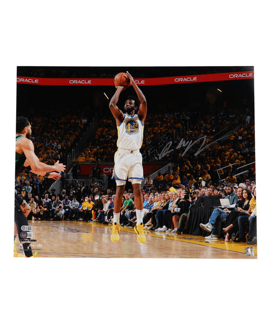 Andrew Wiggins Signed Warriors 16x20 Photo (Wiggins & Beckett) Beckett Witnessed