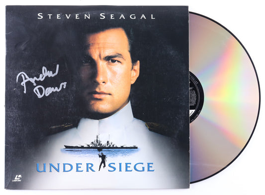 Andrew Davis Signed (Beckett) "Under Siege" Album Cover With Vinyl Record Album - Director
