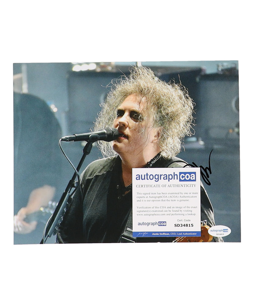 Robert Smith Signed 8x10 Photo (ACOA) The Cure