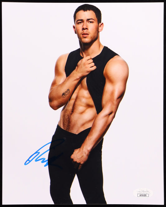 Nick Jonas Signed 8x10 Photo (JSA)