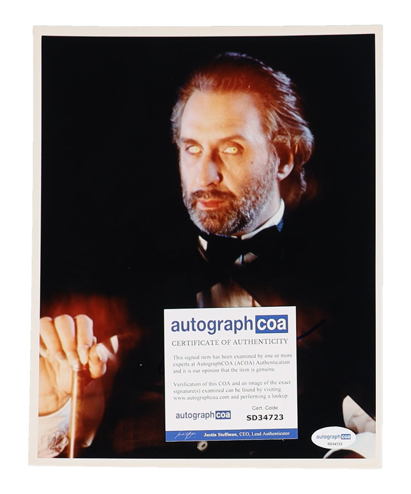 Ron Silver Signed (ACOA) "Shadow Zone: The Undead Express" 8x10 Photo - Valentine
