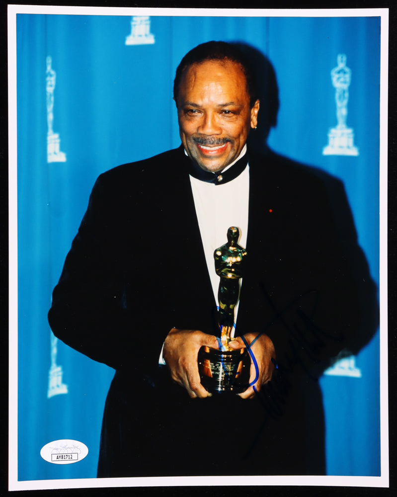 Quincy Jones Signed 8x10 Photo (JSA)