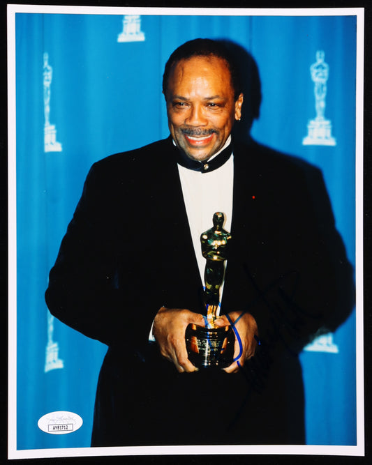 Quincy Jones Signed 8x10 Photo (JSA)
