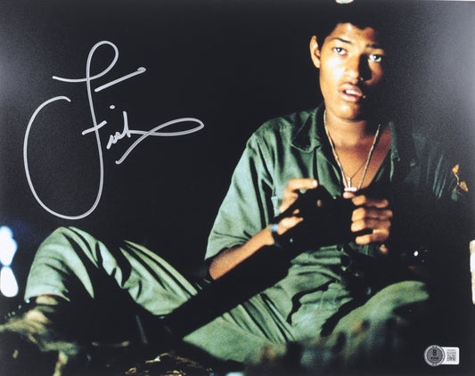 Laurence Fishburne Signed (Beckett) "Apocalypse Now" 11x14 Photo - Beckett Witnessed
