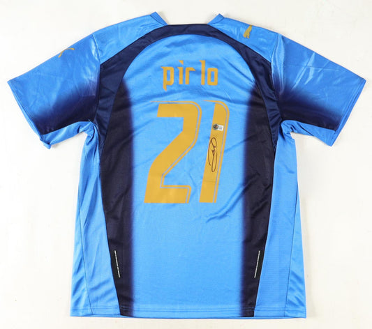 Andrea Pirlo Signed Italy Jersey (Beckett) Italy National Football Team