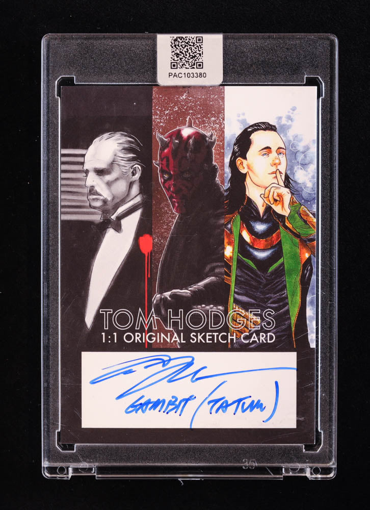 Gambit | Deadpool & Wolverine | Original Art Sketch Card by Tom Hodges (1/1 Original Art) One of One | Renowned Comic Book Artist