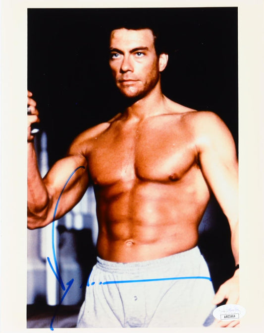 Jean-Claude Van Damme Signed (JSA) 8x10 Photo