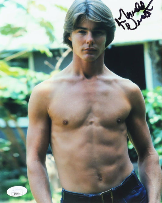 Jan Michael Vincent Signed (JSA) "Airwolf" 11x14 Photo - Stringfellow Hawke