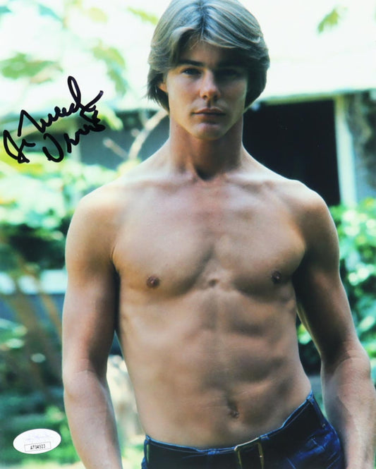 Jan Michael Vincent Signed (JSA) "Airwolf" 11x14 Photo - Stringfellow Hawke