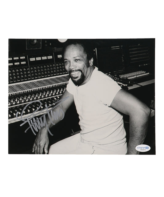 Quincy Jones Signed 8x10 Photo (ACOA)
