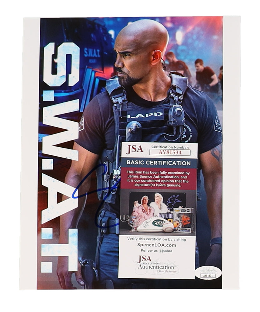 Shemar Moore Signed (JSA) "S.W.A.T." 8x10 Photo - Sergeant Daniel "Hondo" Harrelson Jr.