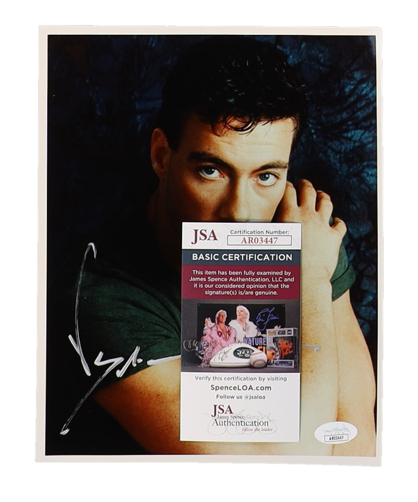 Jean-Claude Van Damme Signed 8x10 Photo (JSA)
