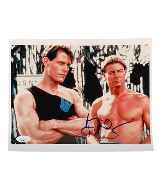Jan-Michael Vincent Signed (JSA) "Deadly Heroes" 8x10 Photo - Cody Grant