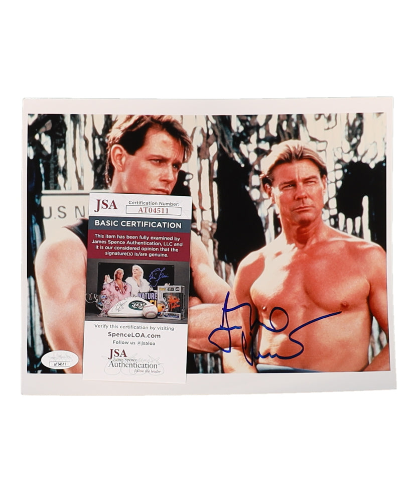Jan-Michael Vincent Signed (JSA) "Deadly Heroes" 8x10 Photo - Cody Grant