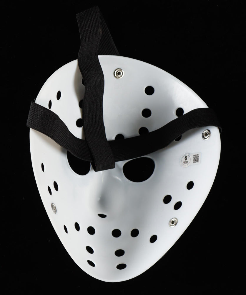 Alice Cooper Signed (Beckett) "Friday the 13th" Mask - Beckett Witnessed