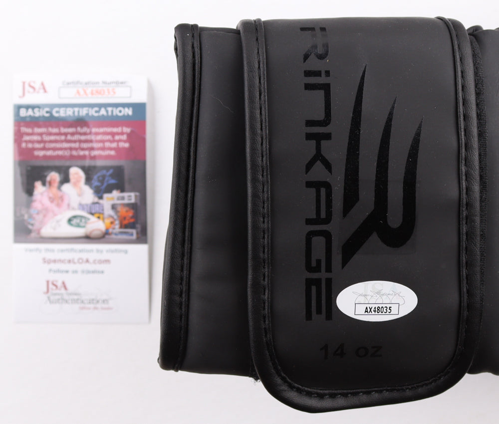 Jerome "Geronimo" Le Banner Signed (JSA)  Rinkage Boxing Glove Inscribed "K-1"