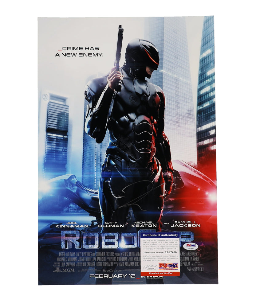 Joel Kinnaman Signed "RoboCop" 11x17 Photo (PSA)