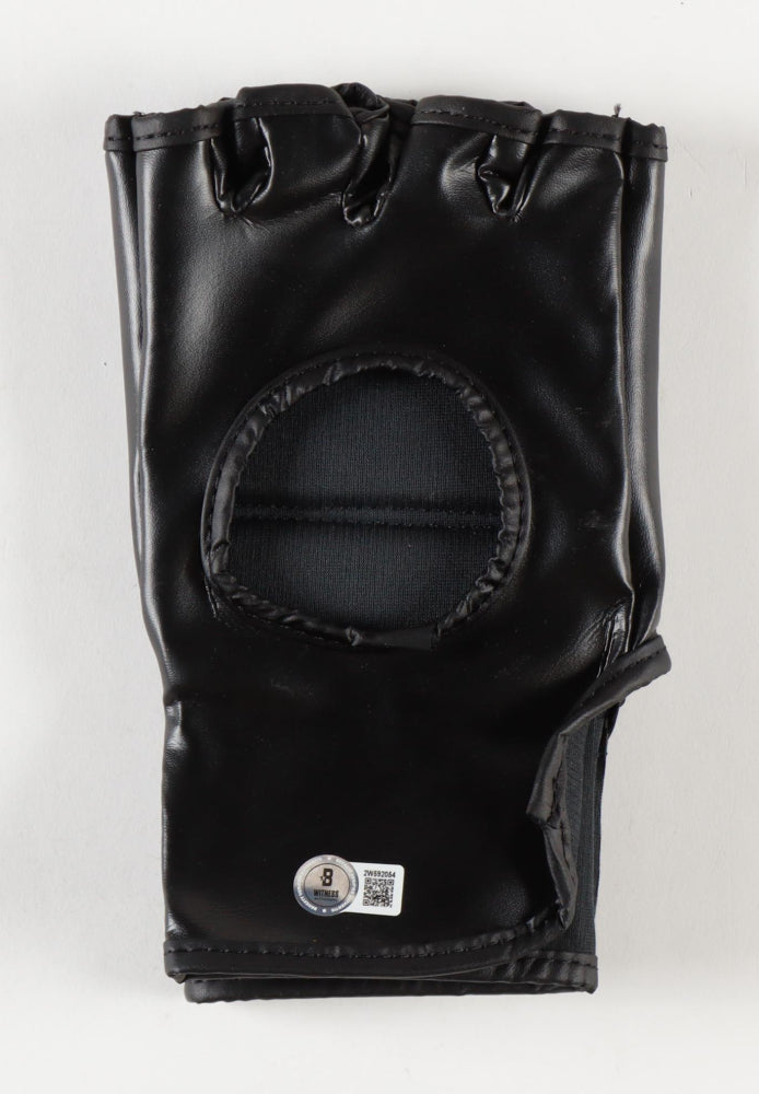 Tom Aspinall Signed (Beckett) Custom MMA Glove - Beckett Witnessed