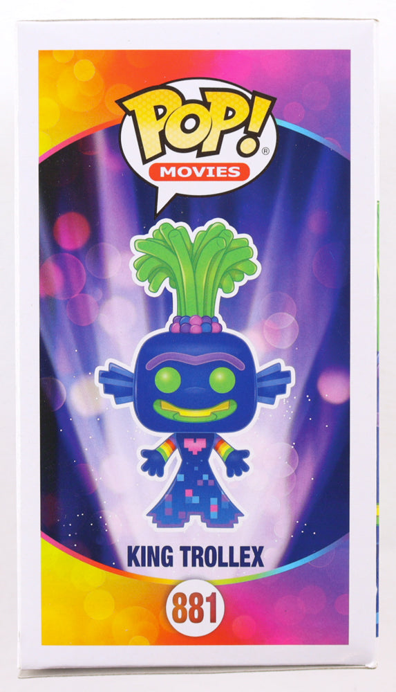 Anthony Ramos Signed (ACOA) "Trolls World Tour" #881 King Trollex Funko Pop! Vinyl Figure - King Trollex | Trolls