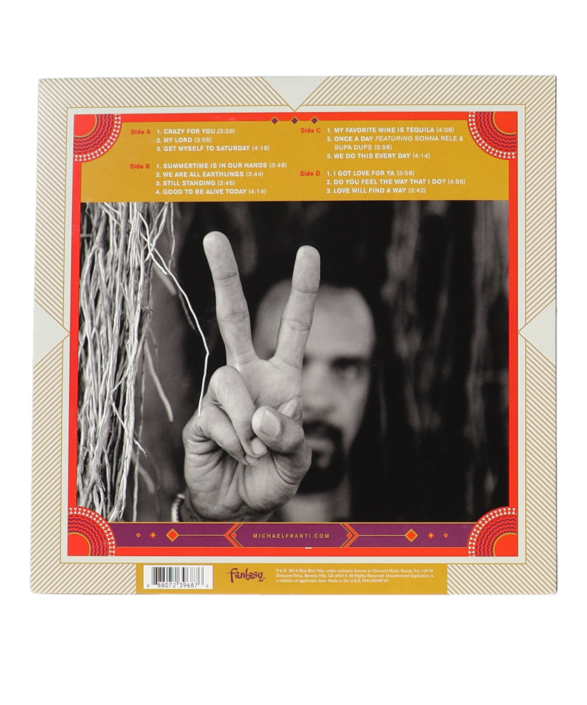 Michael Franti Signed (PSA) "Soulrocker" Vinyl Record Album