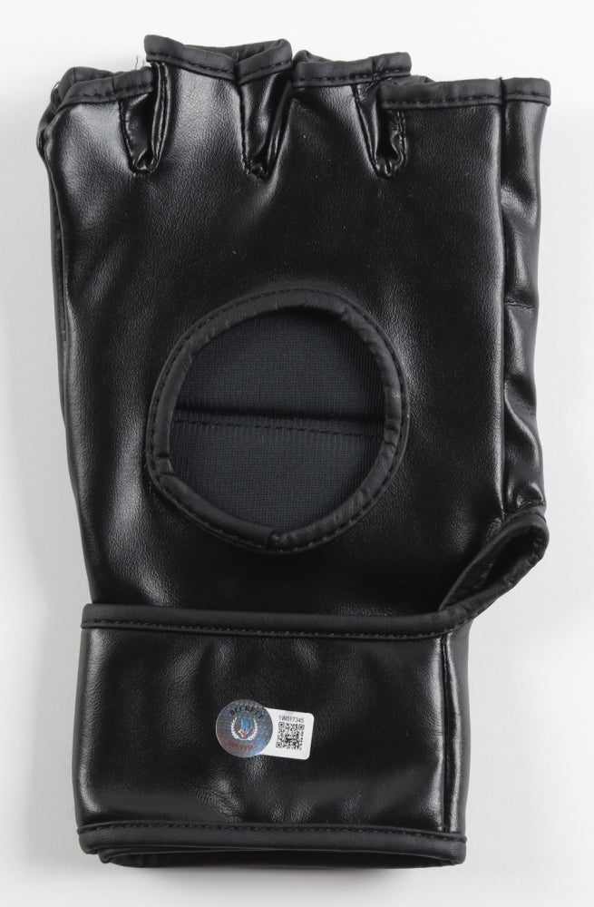 Bo Nickal Signed (Beckett) Custom America Glove - Beckett Witnessed