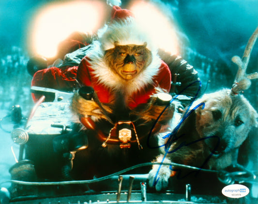 Jim Carrey Signed (ACOA) "How the Grinch Stole Christmas" 8x10 Photo - The Grinch