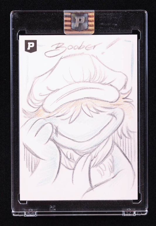 Boober | Fraggle Rock | Original Art Sketch Card by Guy Gilchrist (1/1 Original Art) World Renowned Illustrator | Jim Henson’s Cartoonist