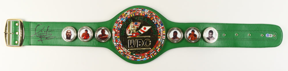 Deontay Wilder Signed WBC Championship Belt (Beckett)