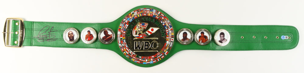 Deontay Wilder Signed (Beckett) WBC Championship Belt