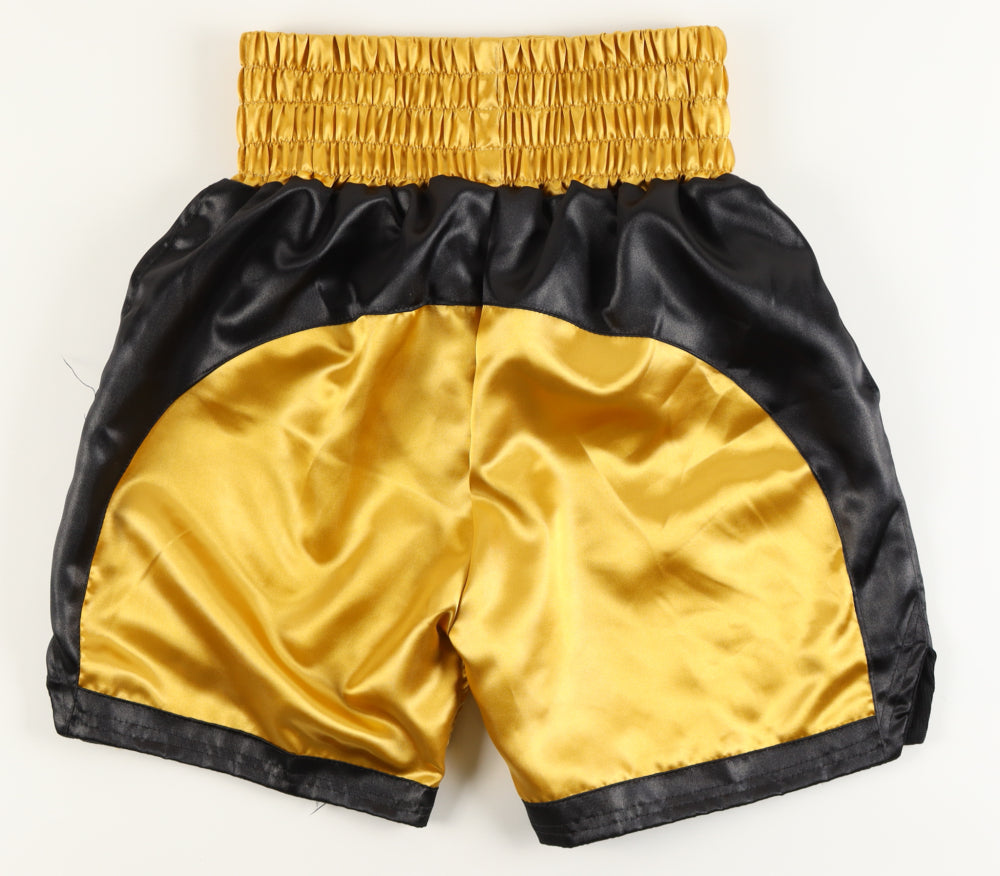 Deontay Wilder Signed (Beckett) Boxing Trunks - Beckett Witnessed