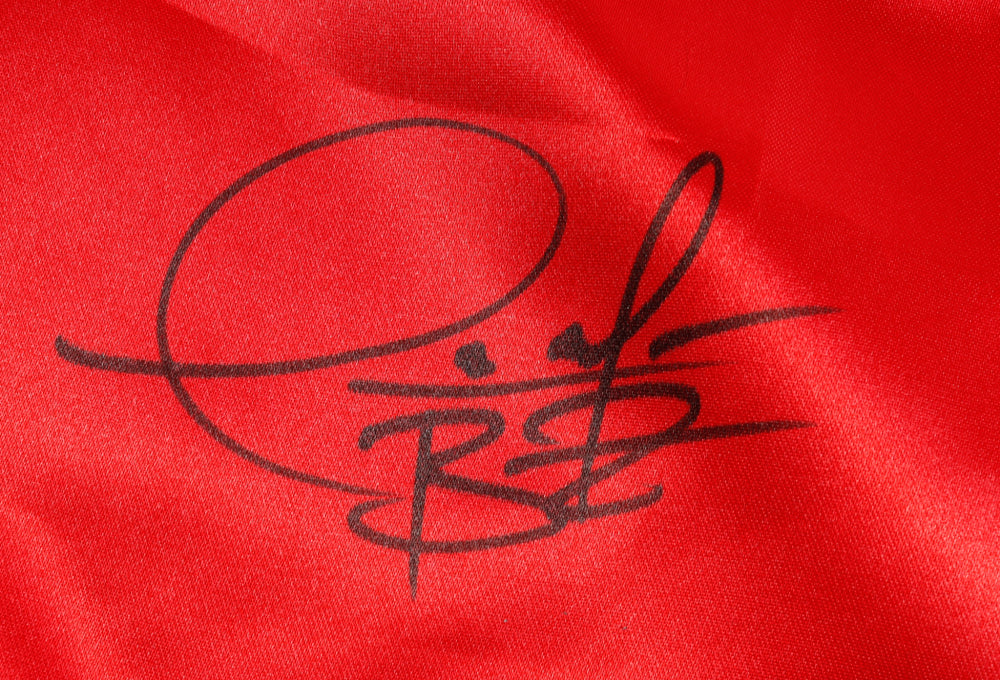 Deontay Wilder Signed Boxing Trunks (Beckett) Beckett Witnessed
