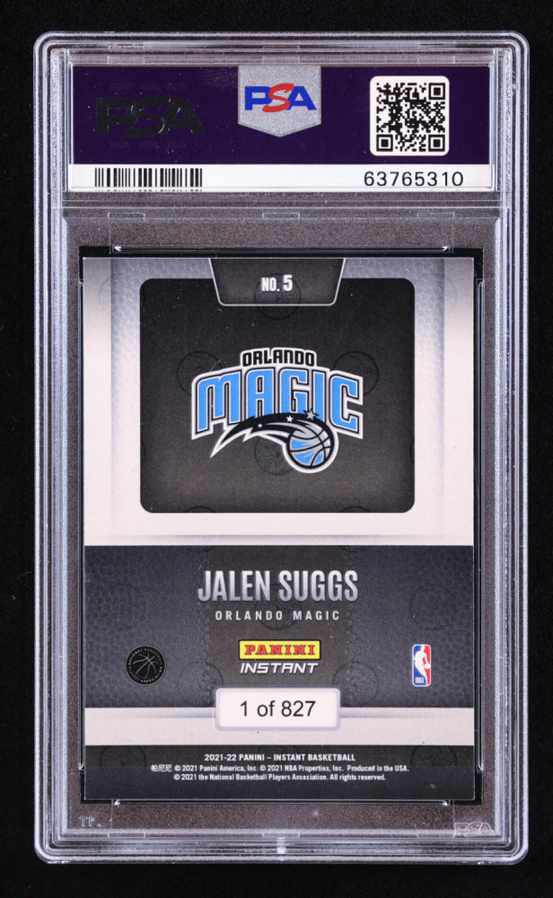 Jalen Suggs Signed 2021-22 Panini Instant RPS First Look #5 RC (PSA | Auto 10) Rookie Card
