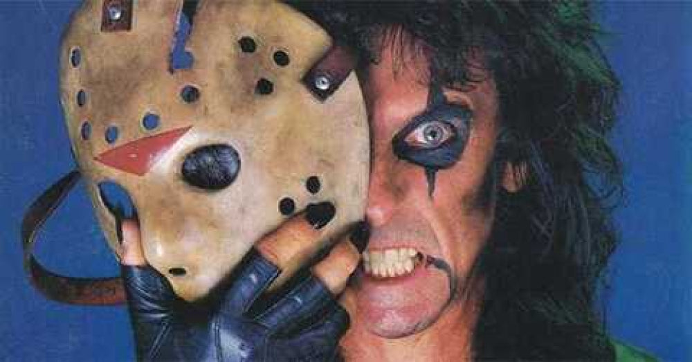 Alice Cooper Signed "Friday the 13th" Mask (Beckett) - Beckett Witnessed