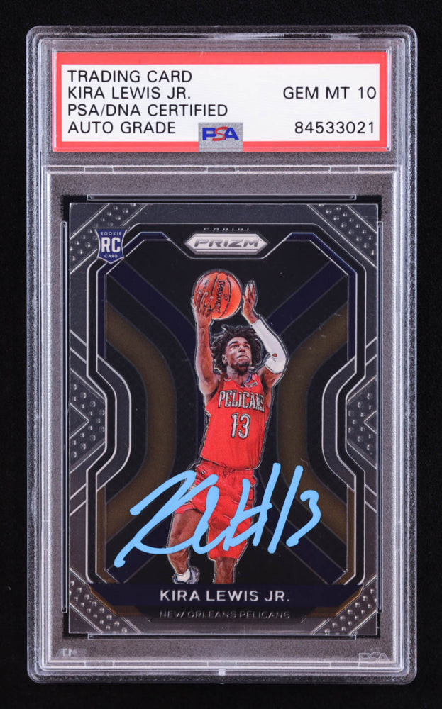 Kira Lewis Jr. Signed 2020-21 Panini Prizm #272 RC (PSA | Auto 10) Rookie Card