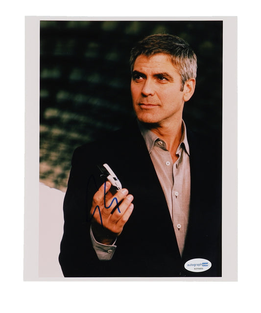 George Clooney Signed 8x10 Photo (AutographCOA)