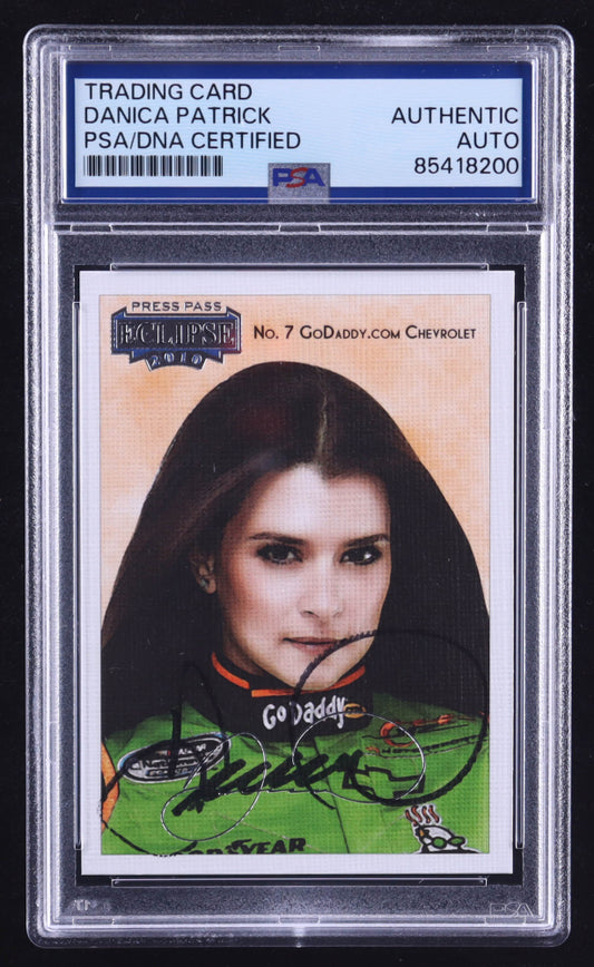 Danica Patrick Signed 2010 Press Pass Eclipse #27 RC (PSA) Rookie Card