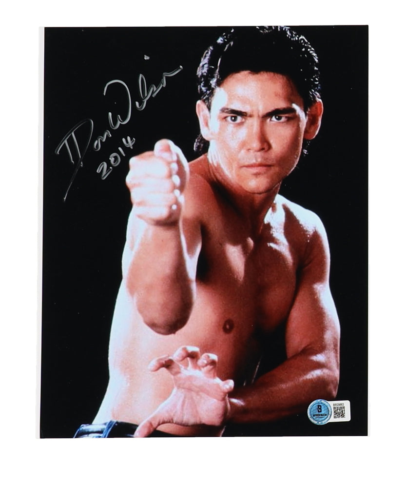 Don Wilson Signed 8x10 Photo (Beckett) - The Dragon