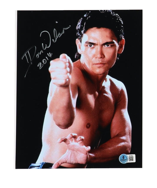 Don Wilson Signed 8x10 Photo (Beckett) - The Dragon