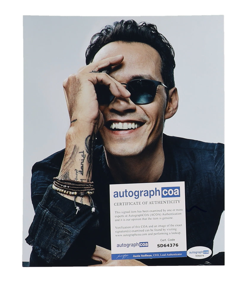Marc Anthony Signed 8x10 Photo (AutographCOA)