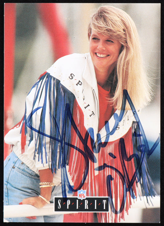 Stacey O'Brien Signed (Beckett) 1991 Pro Line Portraits Wives Autographs #6