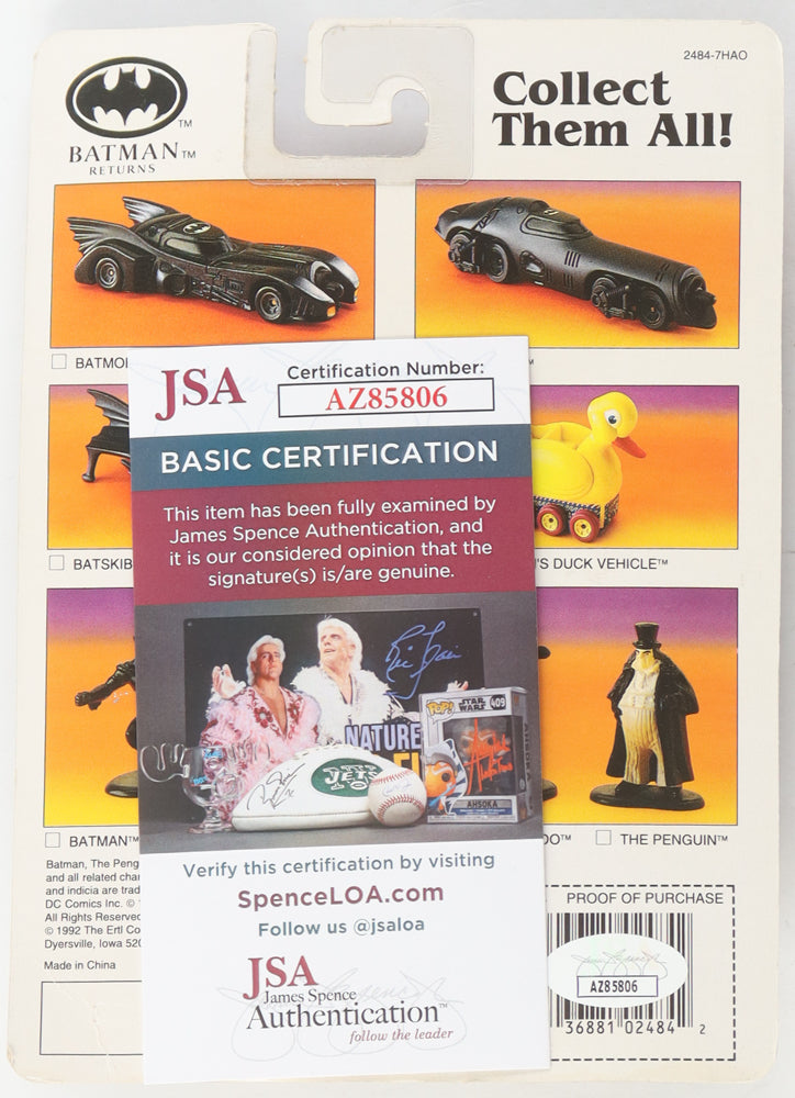 Patricia Peters Signed (JSA) 1991 "Batman Returns" Catwoman 3" Diecast Metal Figure Inscribed "Catwoman" - Catwoman