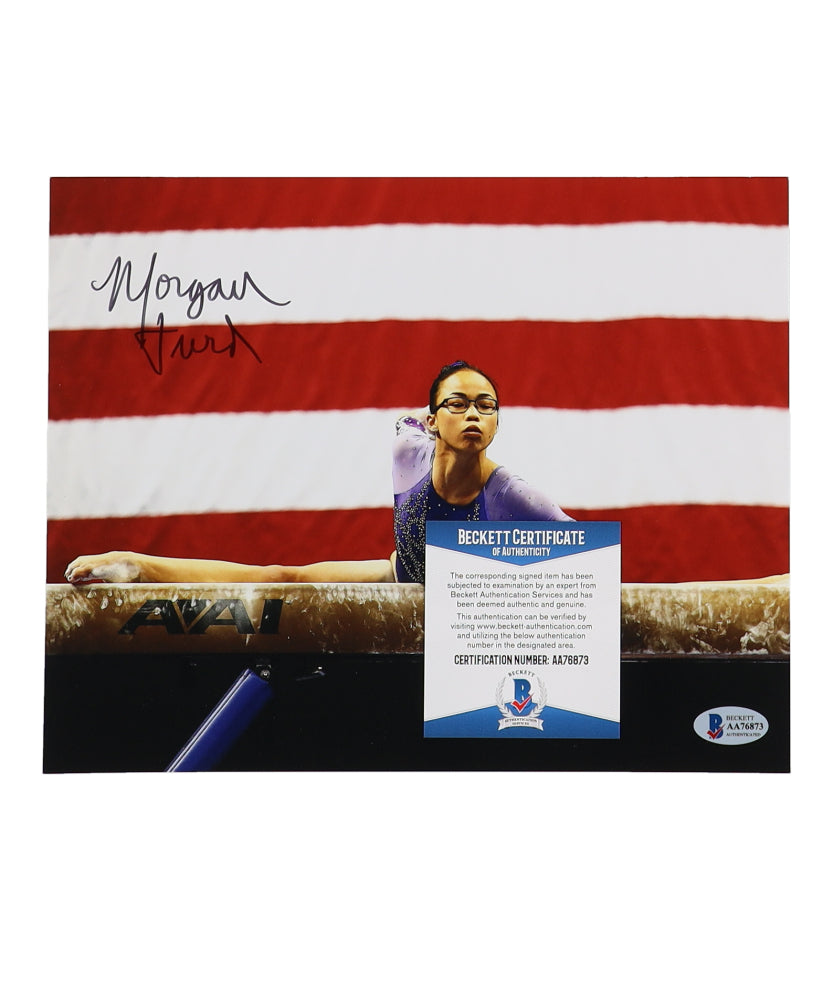 Morgan Hurd Signed 8x10 Photo (Beckett COA) Artistic Gymnastics