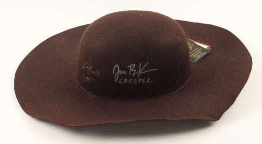 Kevin Ball & Jonathan Breck Signed (JSA) "Jeeper's Creepers" Hat Inscribed "Creeper"